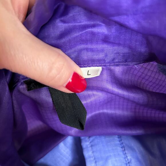 Marmot Women's Windbreaker Rain‎ Coat Shell Packable Red Purple Size Large - Picture 4 of 15